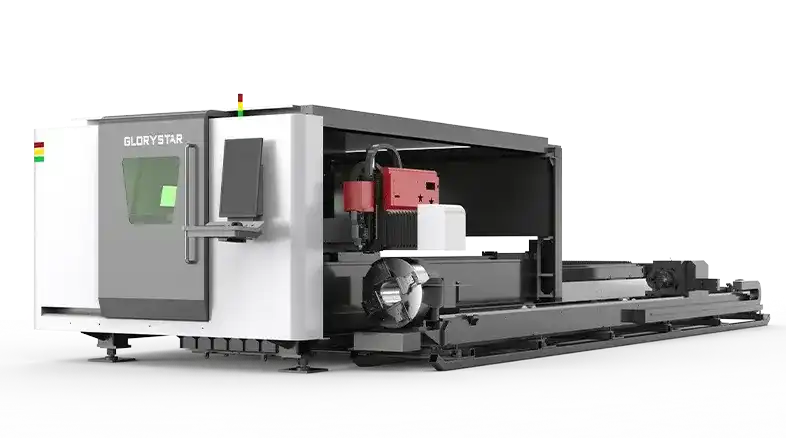 Faserlaserschneidmaschine für Rohre und Bleche